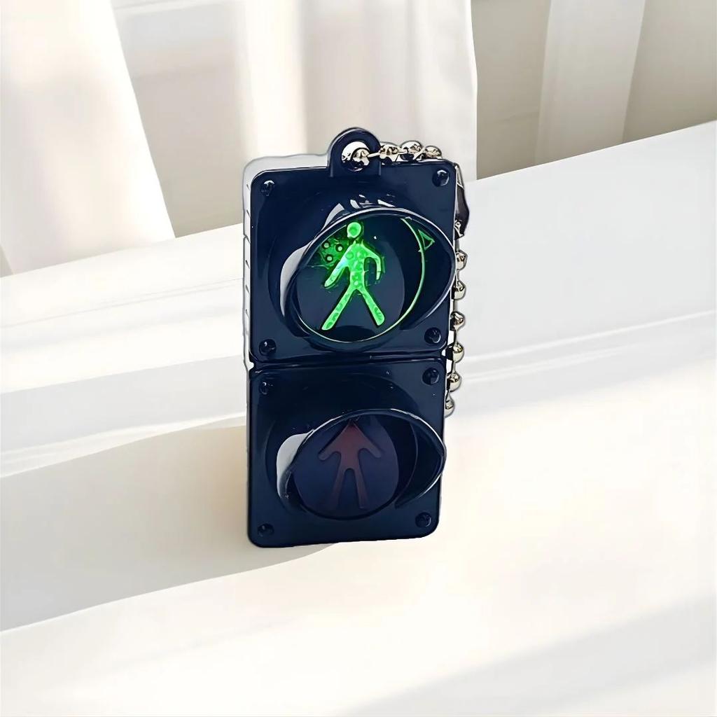 Traffic Light Keychain with LED Lights
