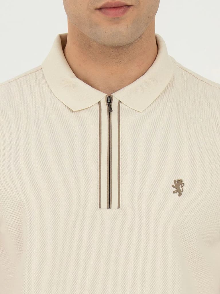 Polo T Shirts for Men in Beige | Classic Polo T Shirts — photo 4