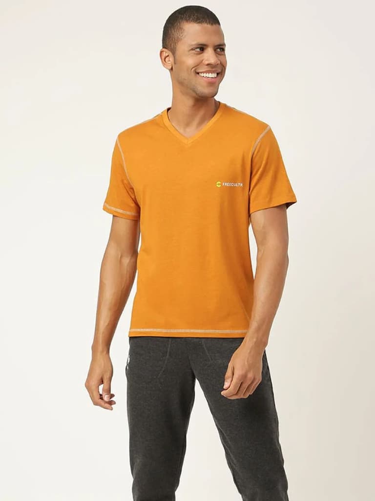 Men's Organic Bamboo Casual Tees - V Neck - (Pack of 1) — photo 8