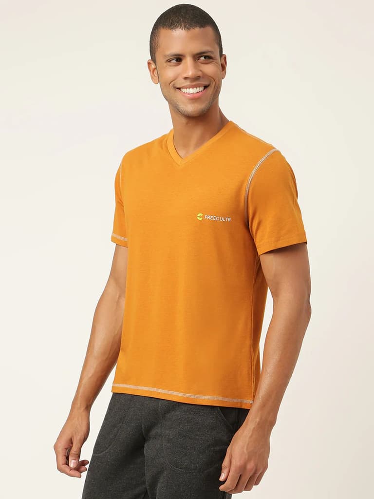 Men's Organic Bamboo Casual Tees - V-Neck (Pack Of 1) — photo 8