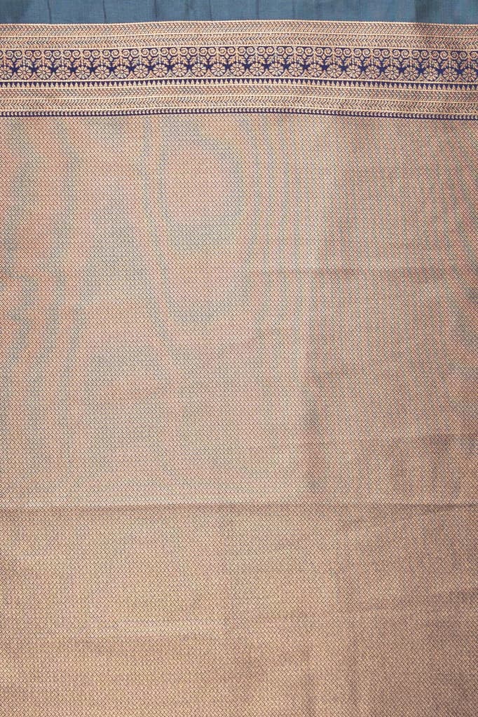 Mimosa Women's Woven Design Kanjivaram Style Art Silk Saree With Blouse Piece : SA00001612RMFREE — photo 9