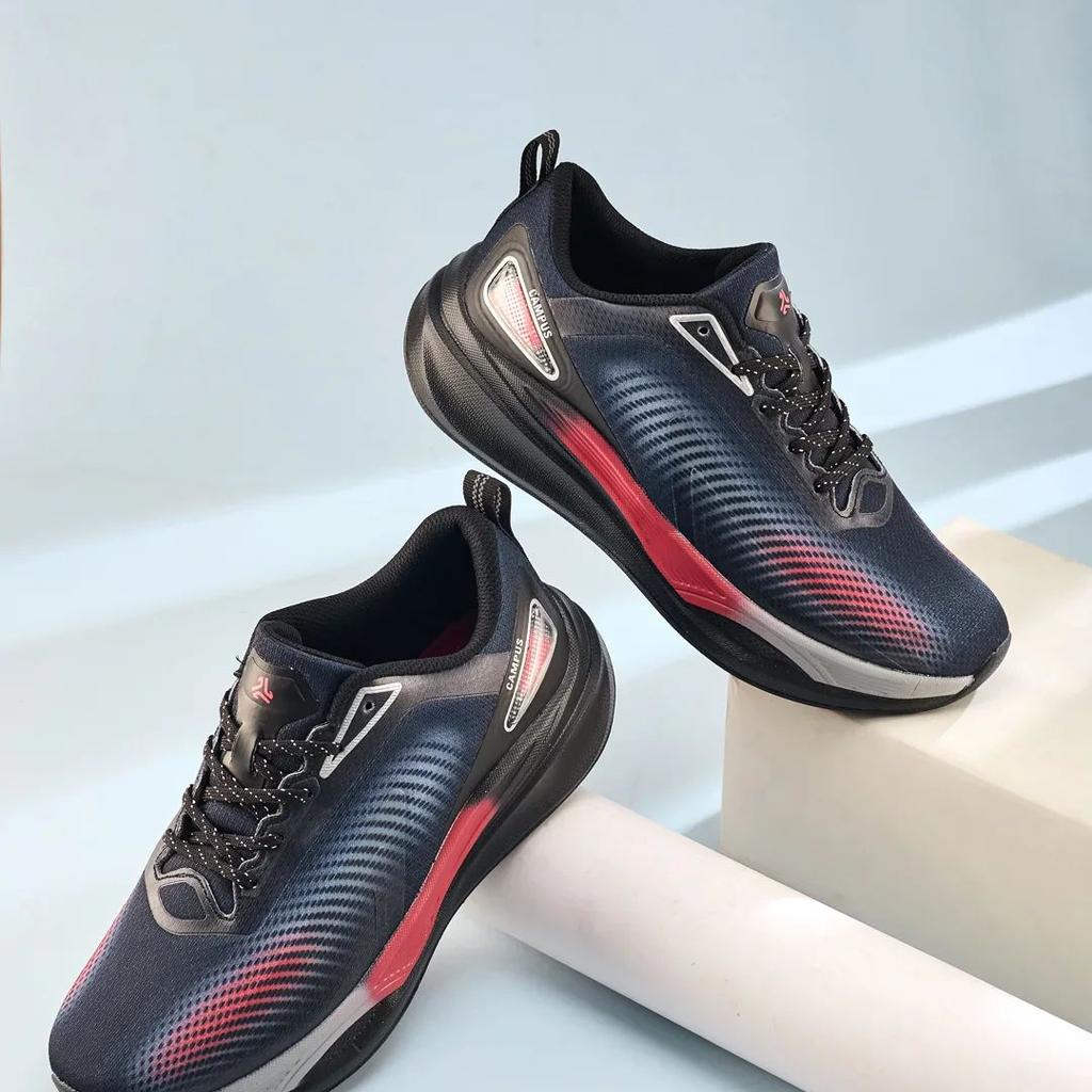 STAVE Black Men's Running Shoes