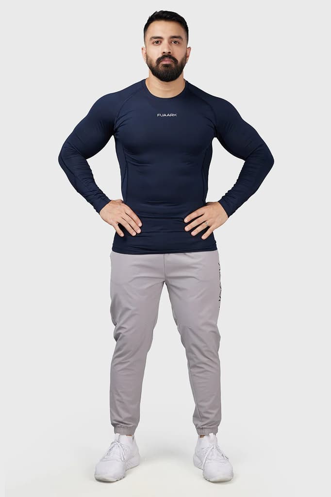 Compression 2.0 Full Sleeves T-shirt Navy — photo 2