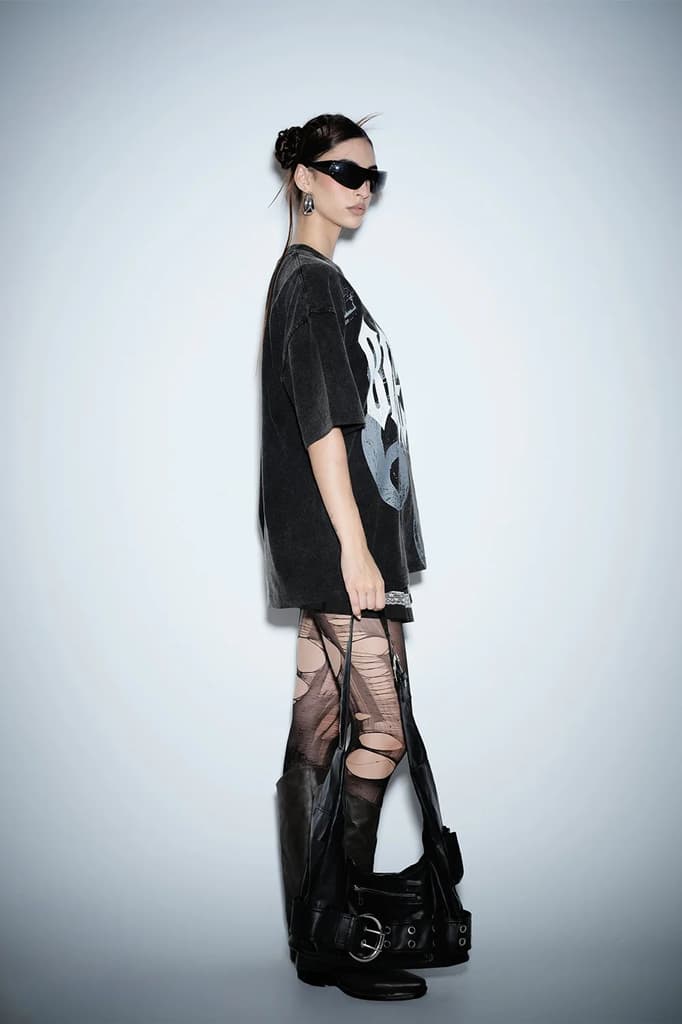 Gothic Spikes Oversized T-shirt — photo 5