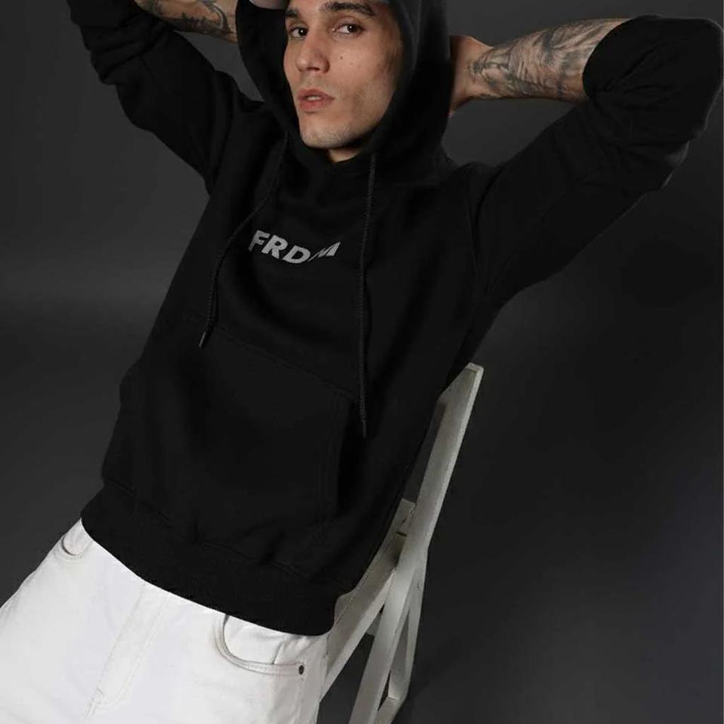 FRDM. Black Hoodie