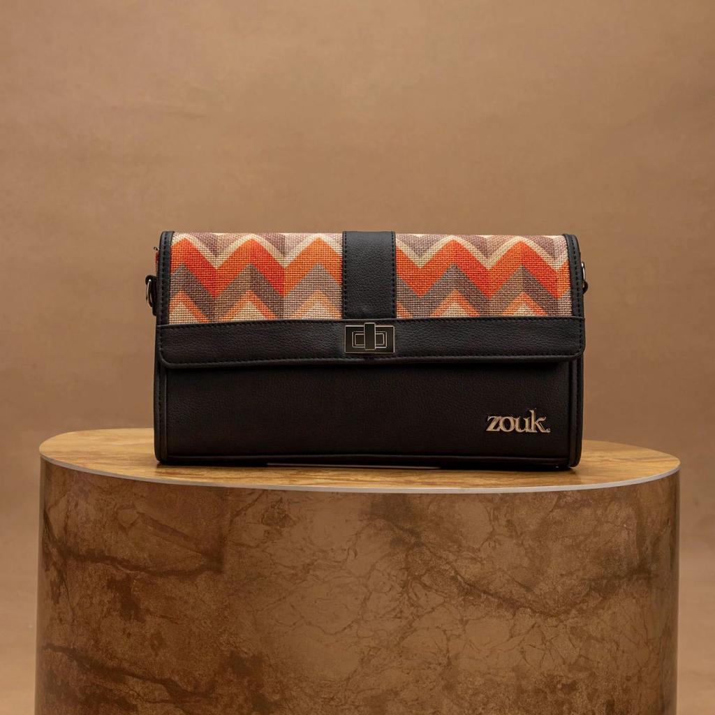 Rhea Kapoor Tarini Clutch - Tidal Wave