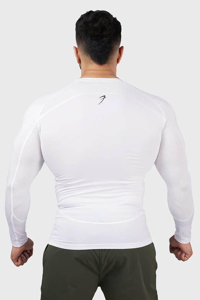 Compression 2.0 Full Sleeves T-shirt White — photo 6