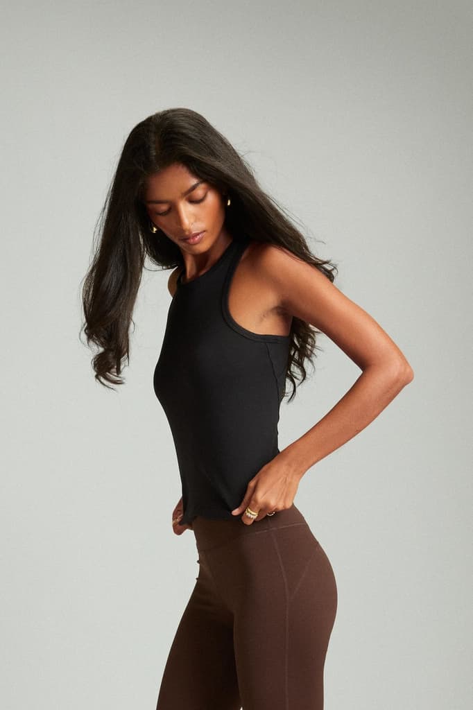 Black OnTheGo Fitted Tank Top — photo 3