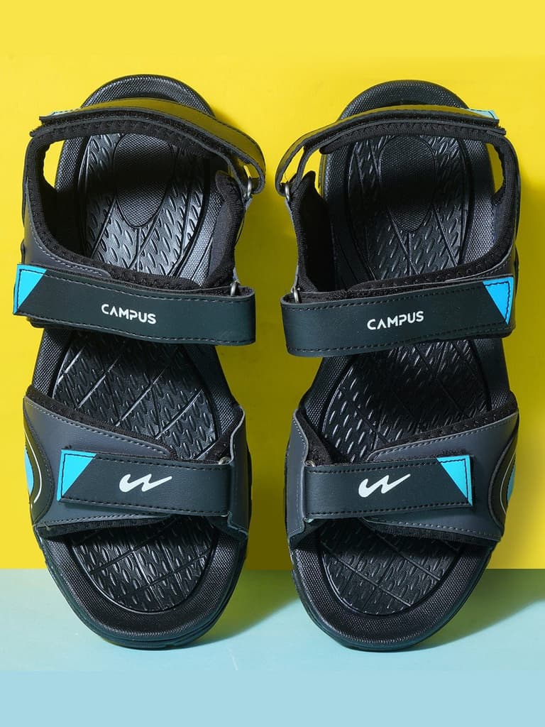 CAMP PASHTO Black Men's Sandals — photo 5