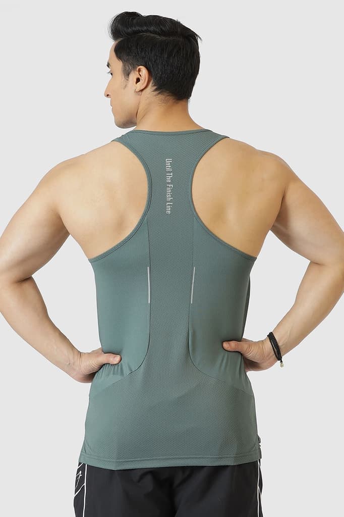 Sprint Running Tank Forest Green — photo 7