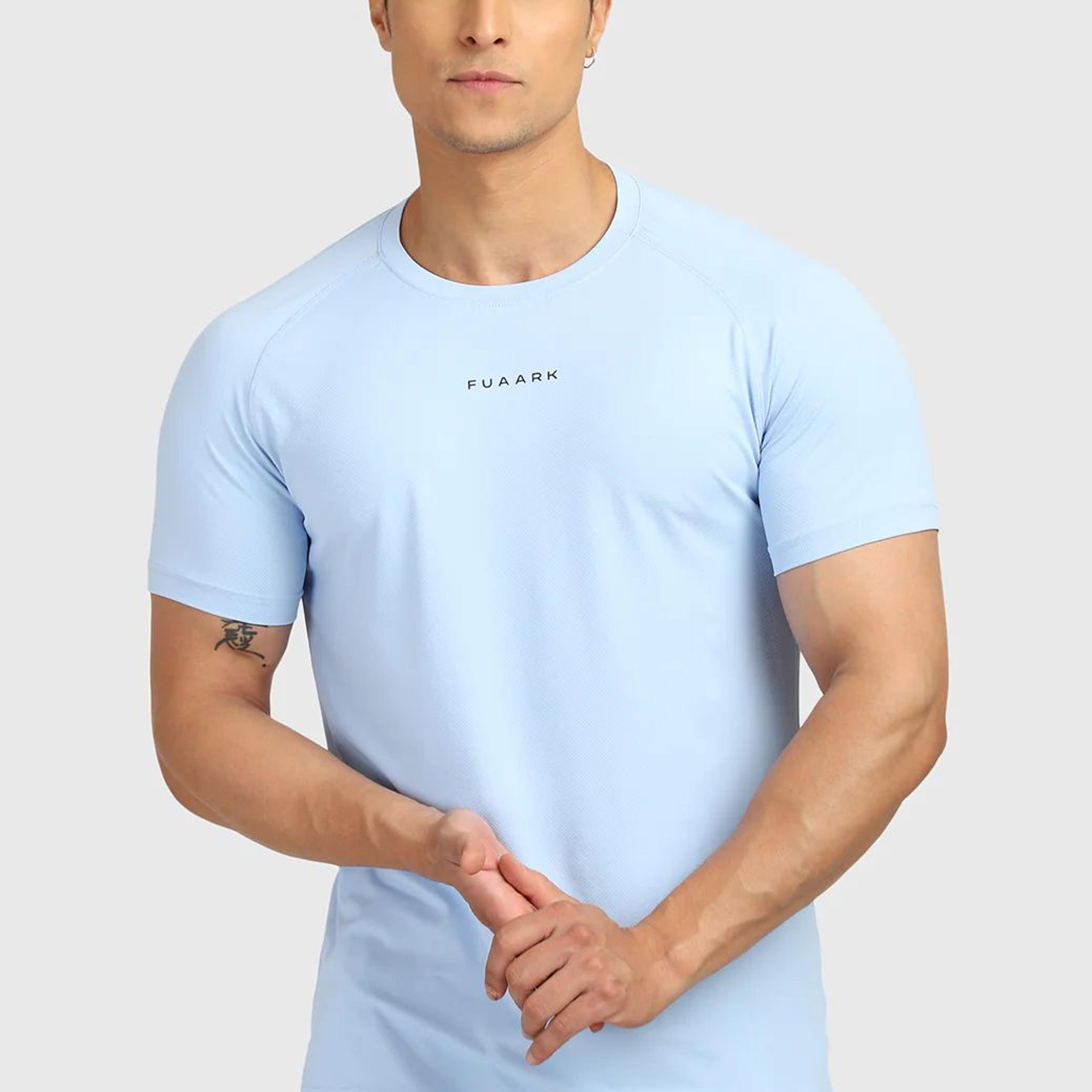 Sleek T-shirt Sky Blue