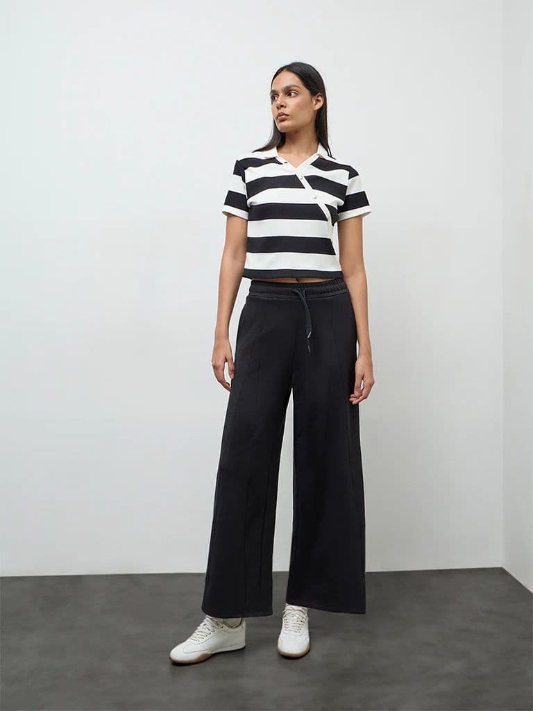 Nuoflexx Black High-Rise Pants