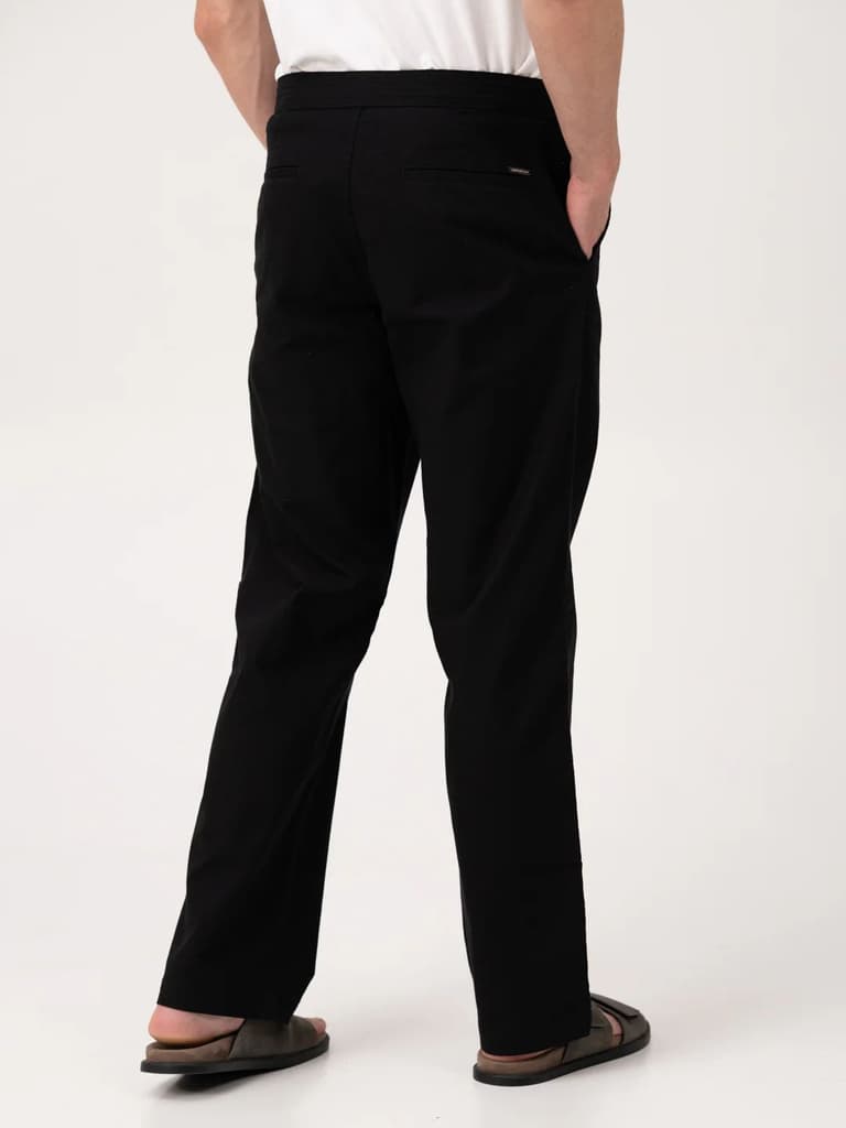 Monaco Black Relaxed Fit Lounge Pants — photo 7