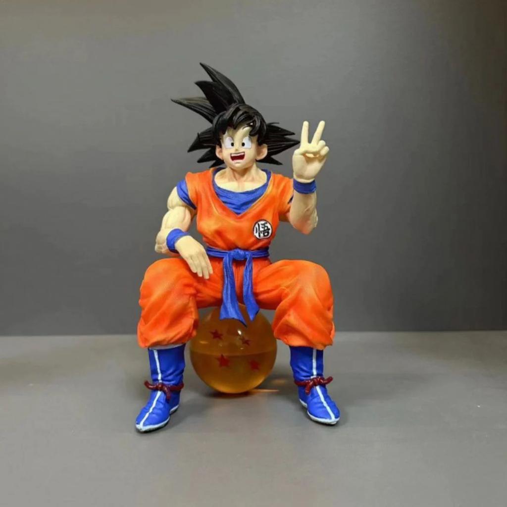 Saiyan Chill Mode –Dragon Ball Z Sitting Figures | Collectible Anime Decor — Goku on dragon ball