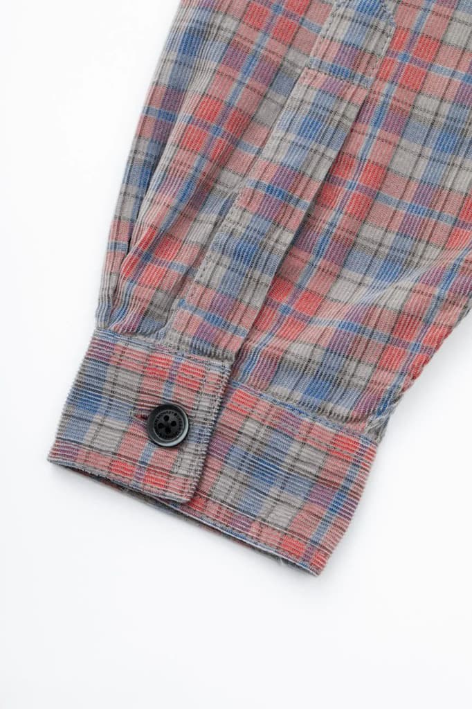 Check Corduroy Shirt 006 // regular fit — photo 8
