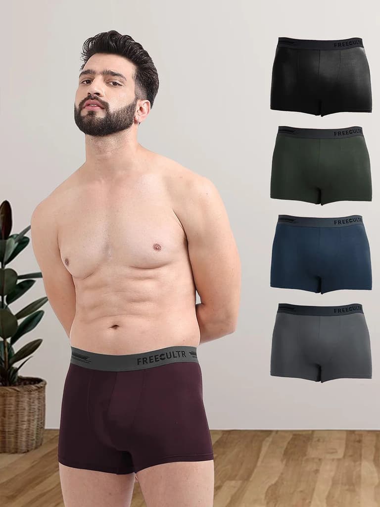 Men's Anti-Bacterial Micro Modal Trunk (Pack of 5) — photo 13