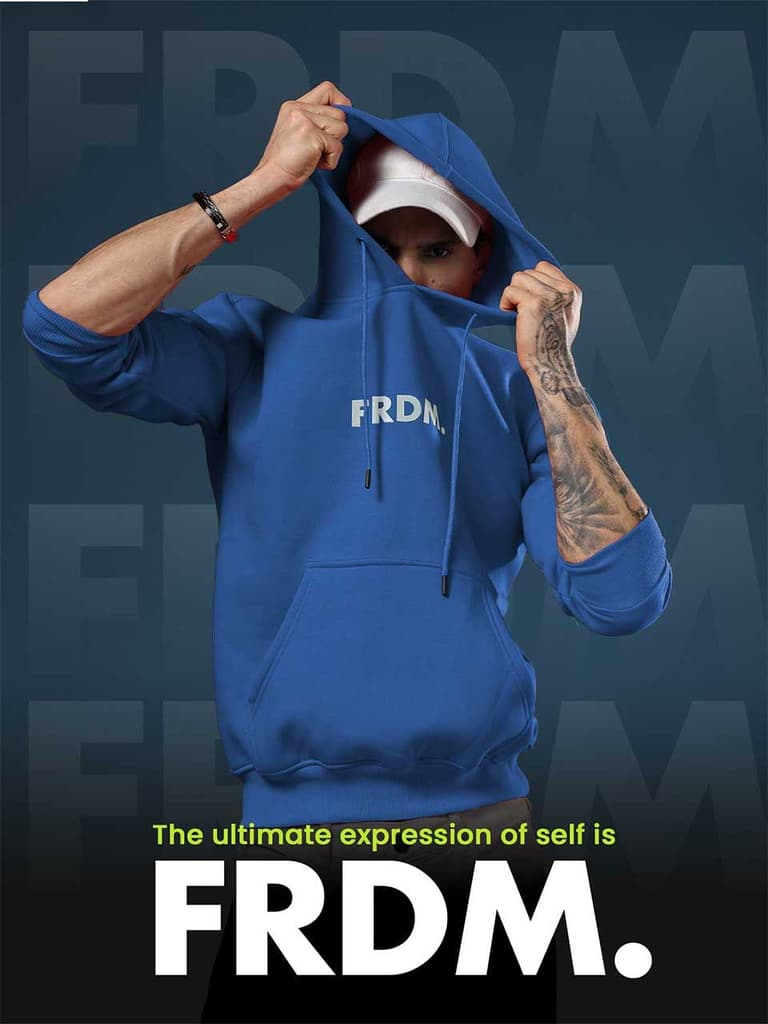 FRDM. Royal Blue Hoodie — photo 3
