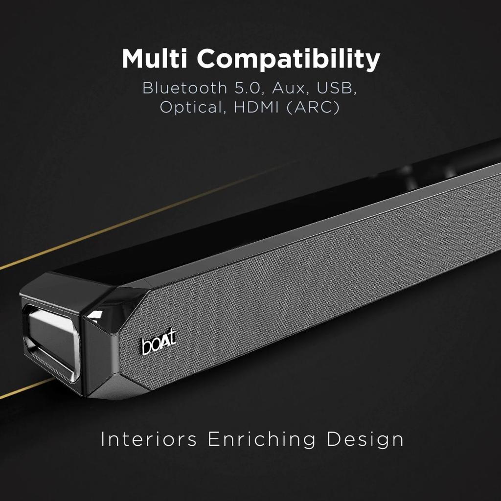 boAt Aavante Bar 1150D | Bluetooth Dolby Audio Soundbar with 80W Output, 2.0 Channel, AUX, Optical, HDMI (ARC) — photo 4