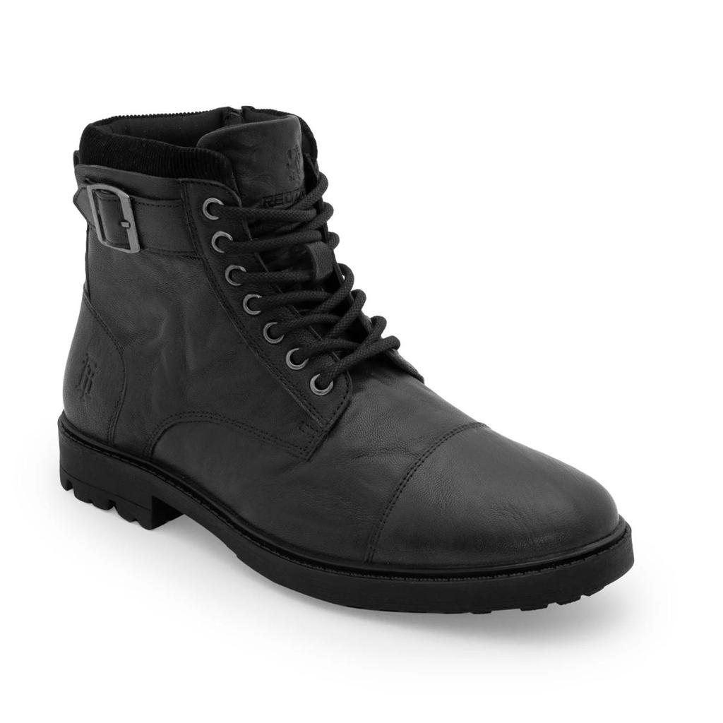 Biker Boots for Men in Black | High Top Boots — 6 / Black