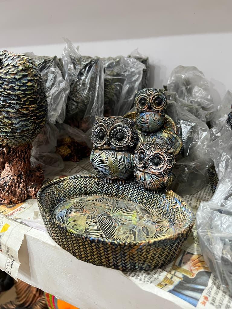 Owl Mug | Coffee Mug | Ceramic | Blue and Brown