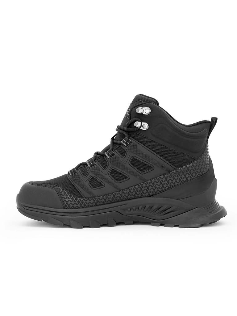Black Trekking Shoes for Men | High-Top Outdoor — photo 3