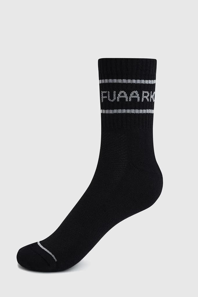 Legacy Quarter Socks Black/White — Default Title