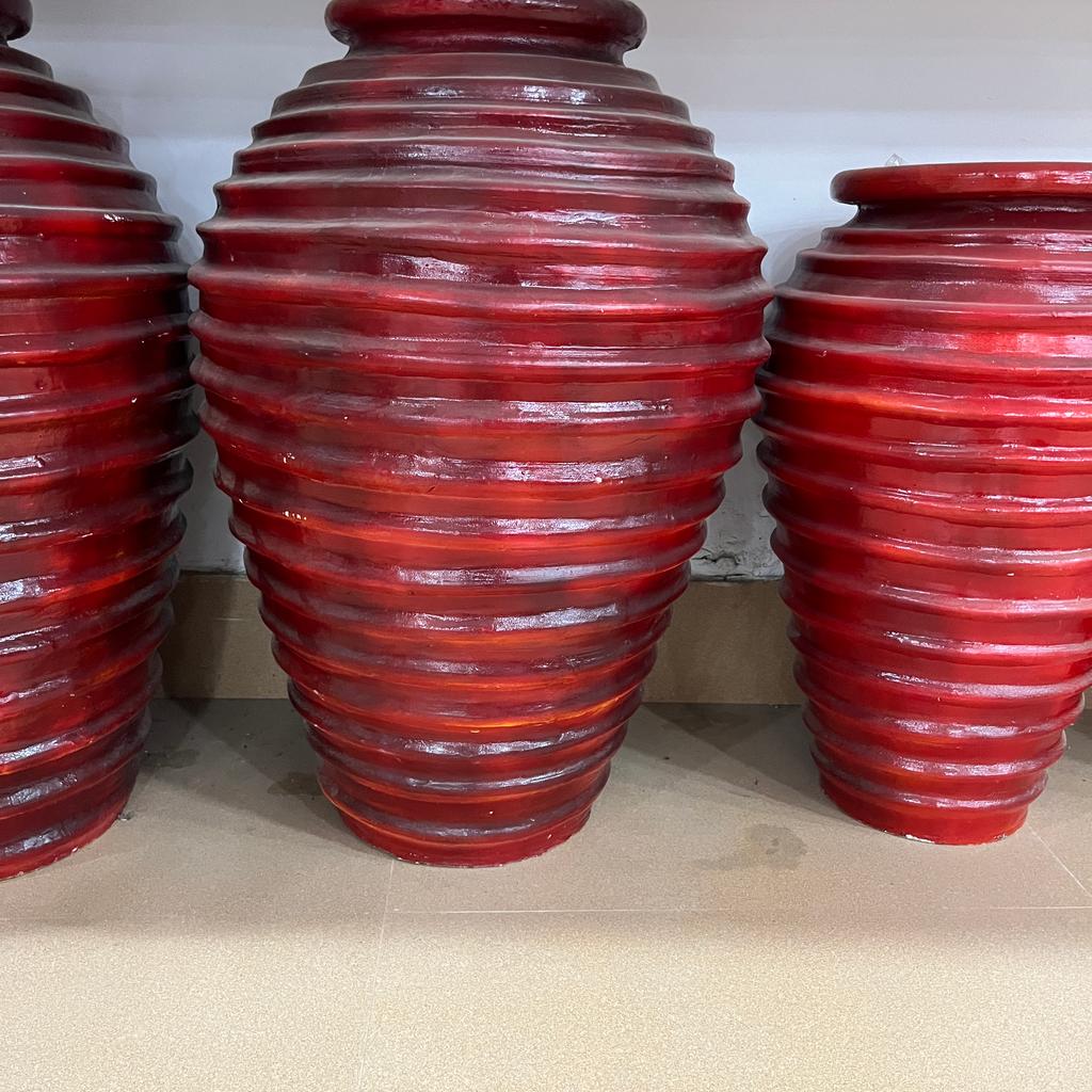 Red Vase | Vase | Glass | Red