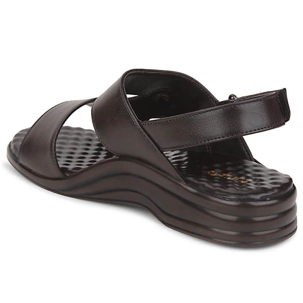 Coolers Brown Formal Sandal For Men 7123-140 By Liberty — photo 4