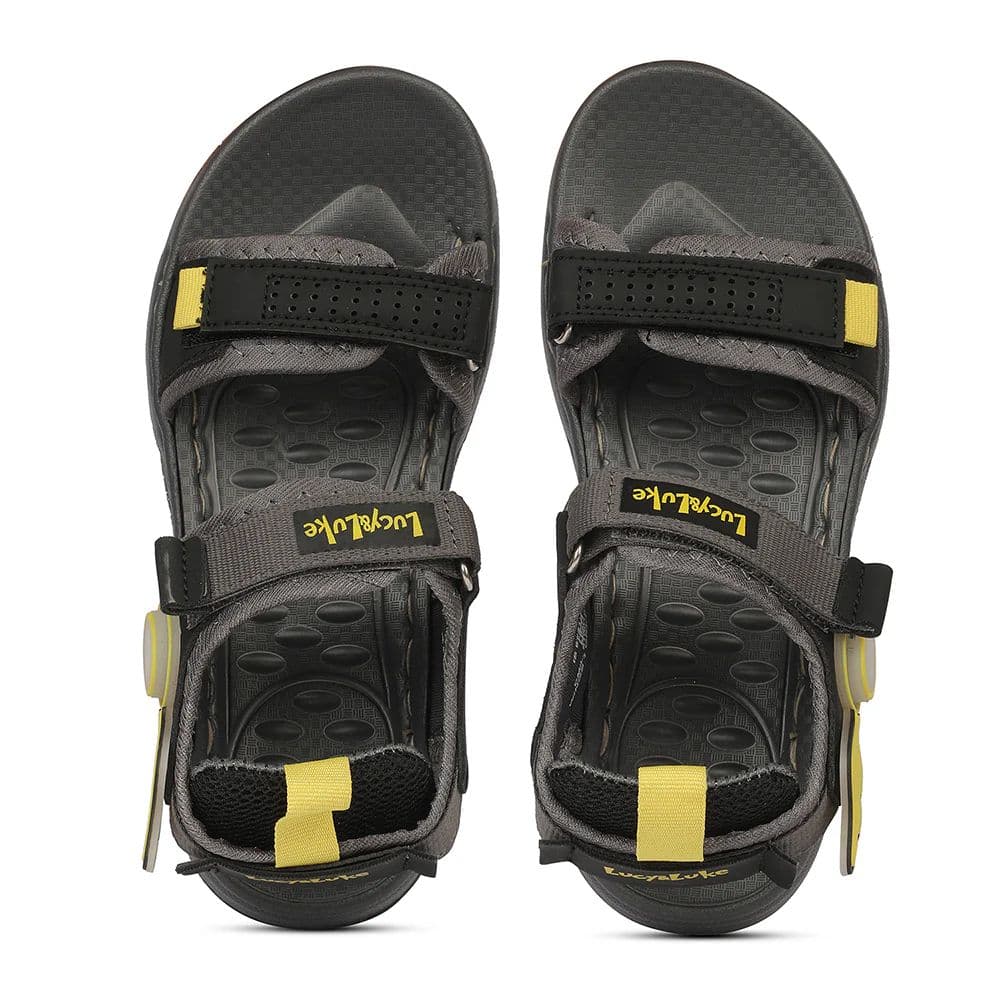 Lucy & Luke WINGS-1 Dynamo Grey Casual Flat Sandal for Kids by Liberty — photo 4
