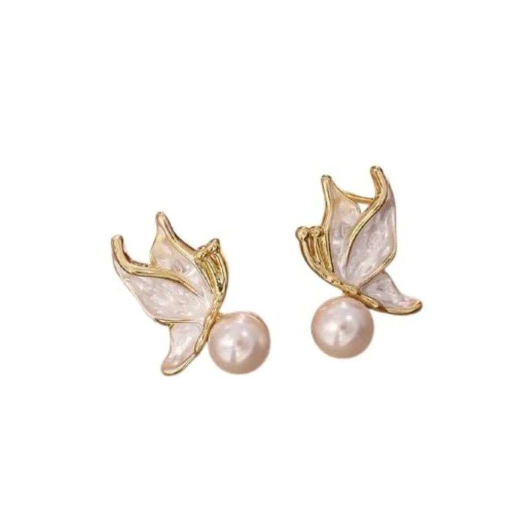 Ethereal Wings Ear Studs | Butterfly Earrings — photo 7