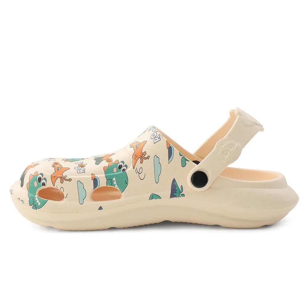 Lucy & Luke Beige Casual Slingback Printed Clogs For Kids ALEX-K2E By Liberty — photo 3