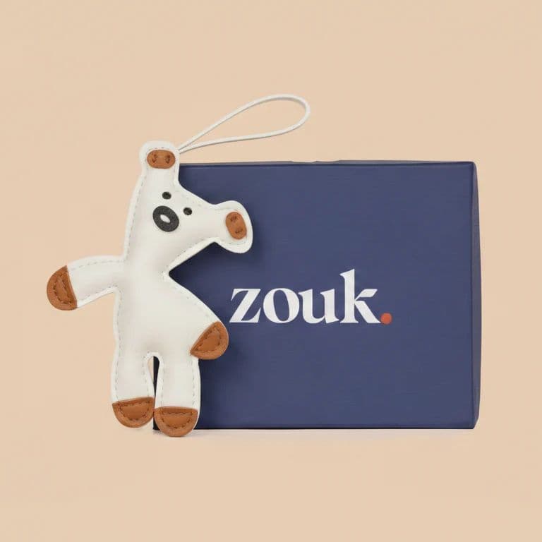 Teddy Bag Charm - White — photo 2