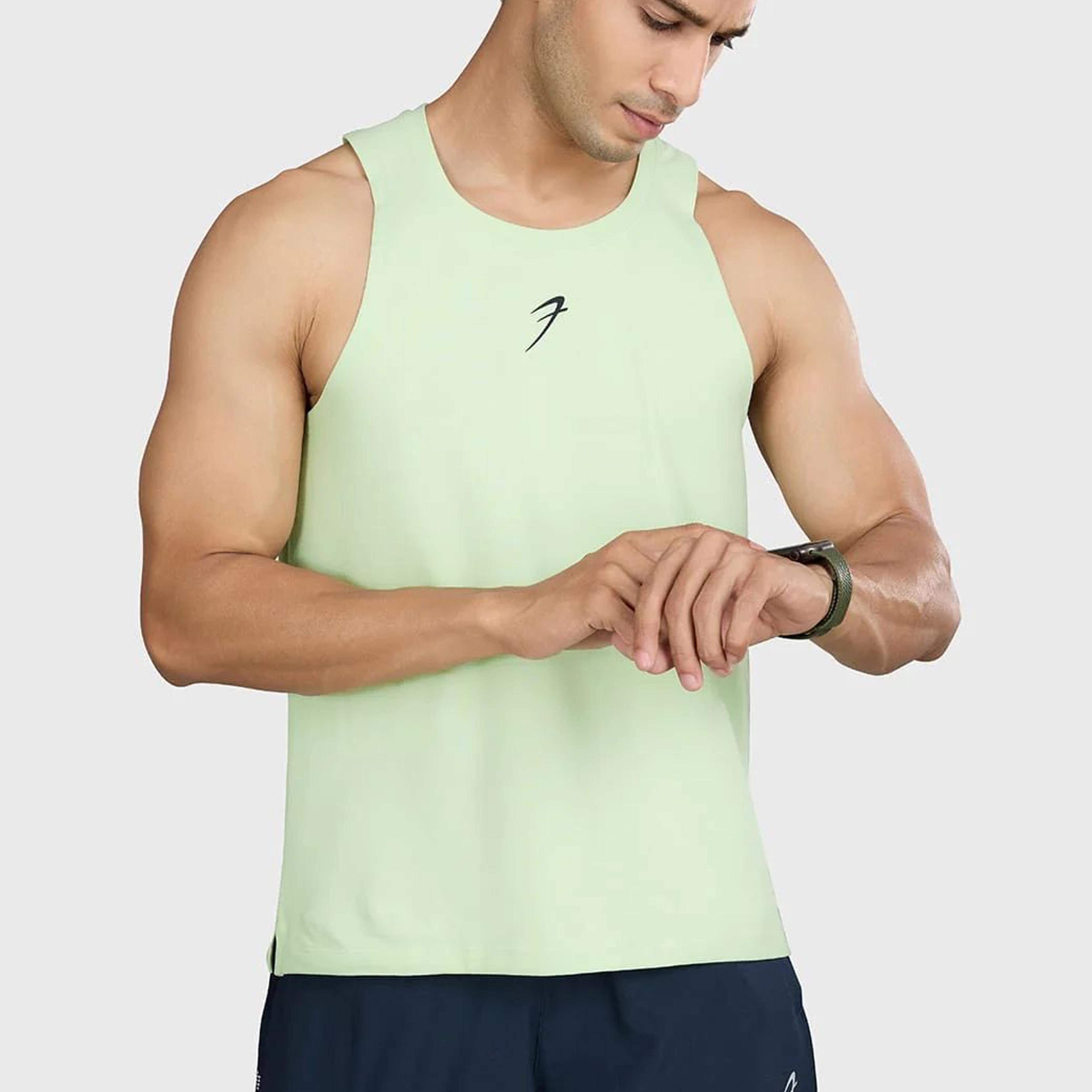 Pulse Running Tank Light Green