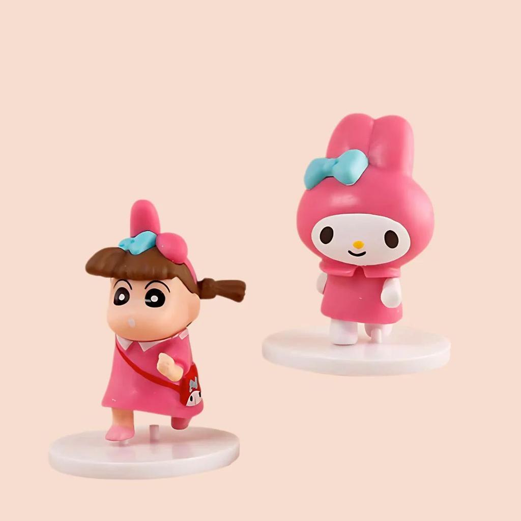 Chibi Charm Twins – Shinchan x Sanrio BFF Mini Figures (Pack of 2) — photo 8