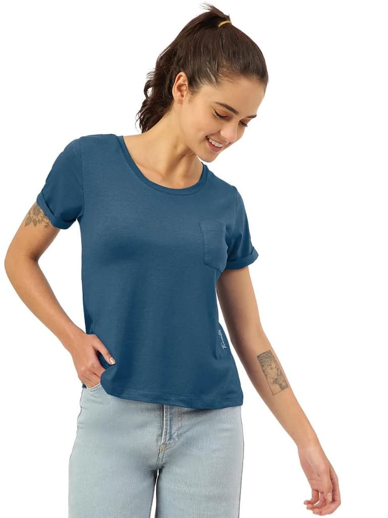 Twin Skin Women's Lounge Tees (Pack of 1) — Sapphire Blue / S / Women