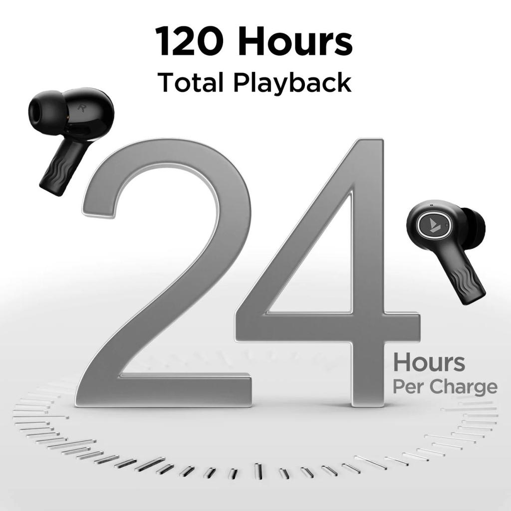 boAt Nirvana Ion | Bluetooth Wireless Earbuds with Crystal Bionic Sound powered by HiFi®️ DSP, 120 Hours Playback, Dual EQ Modes, Quad Mics with ENx™ Technology — photo 4