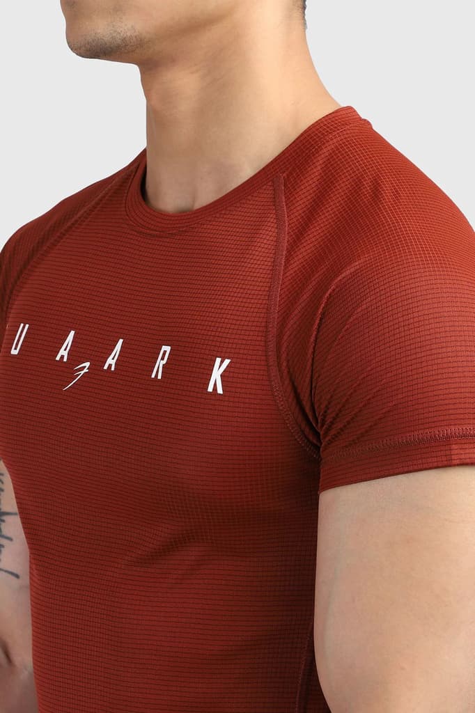 Checks T-shirt Salsa Rust — photo 3