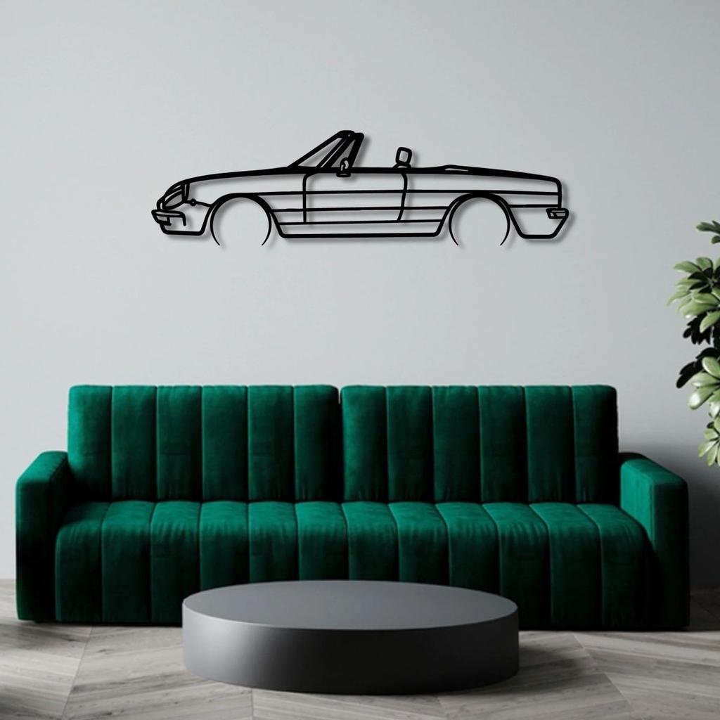 ALFA ROMEO DUETTO SPIDER SERIES 2 1966 METAL WALL ART
