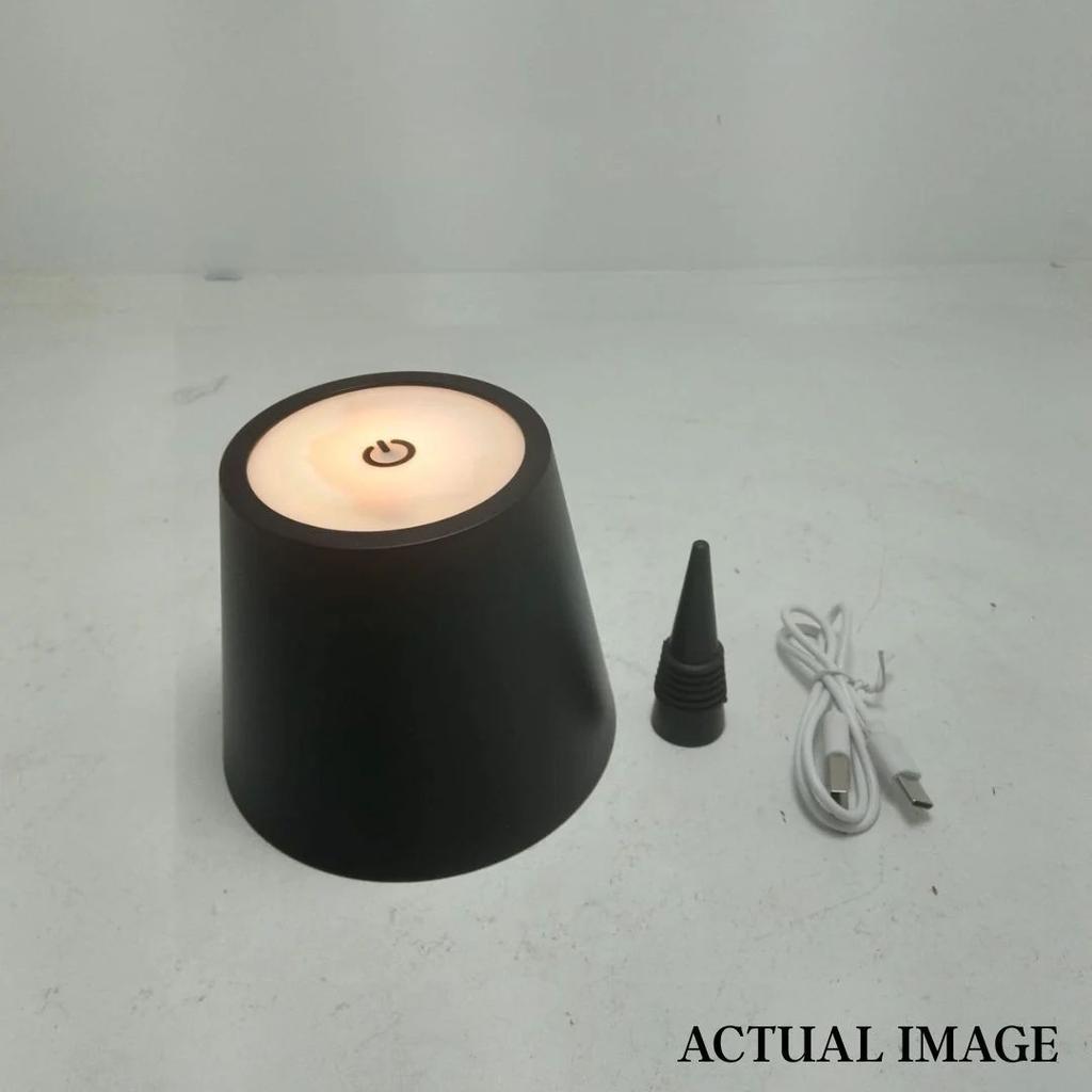 Rechargeable Bottle Top LED Lamp | 3-Color Wine Bottle Light Cap with 1800mAh Battery — photo 6