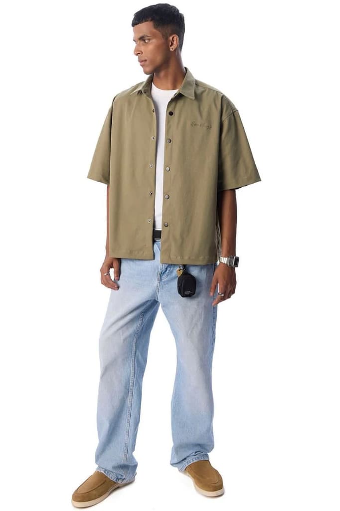 Short Sleeve Polo Shirt // Pista Green — photo 5