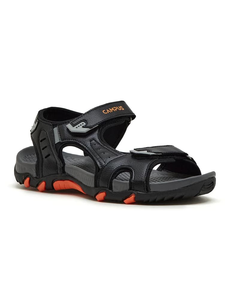 GC-22162 Black Men's Sandals — Black / 6