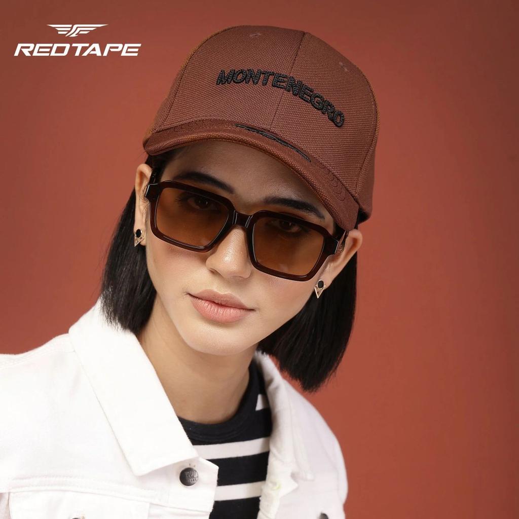 Unisex Brown Solid Polyester Baseball Cap with Adjustable Strap — photo 2