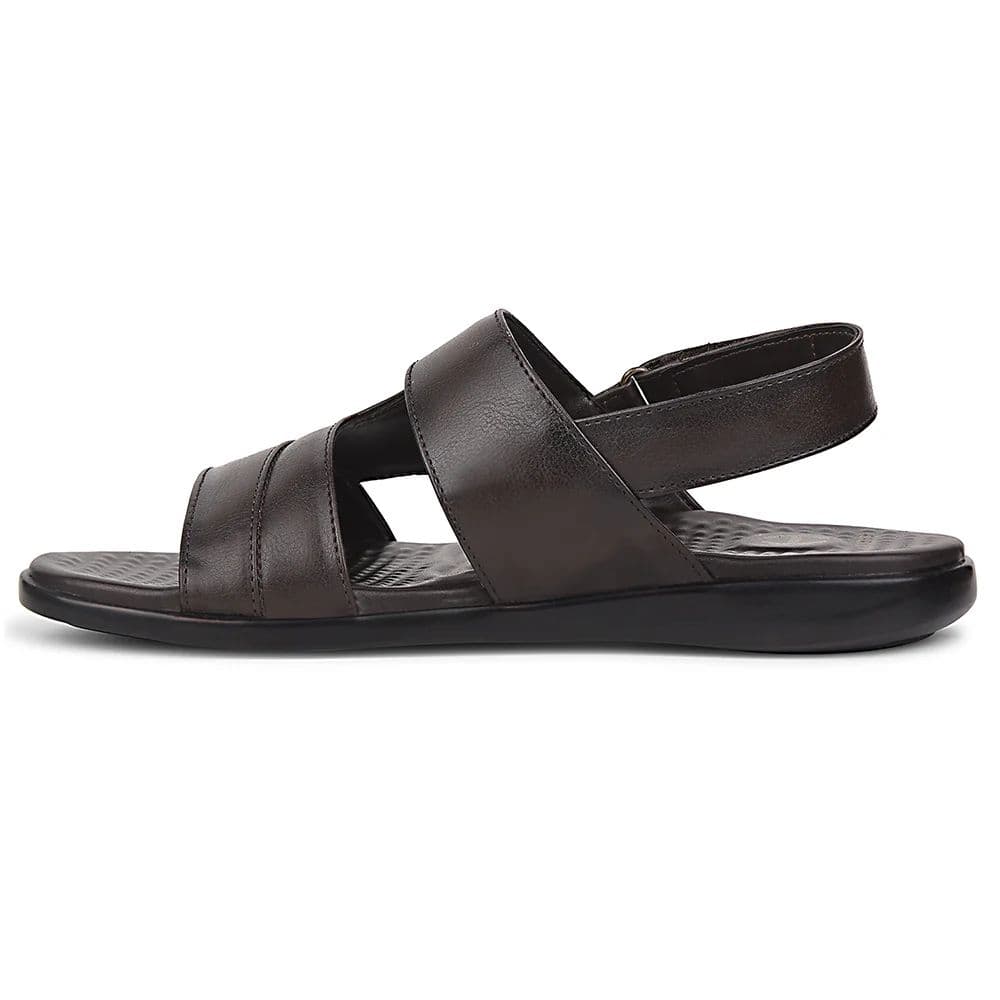 Healers Brown Formal Sandal For Men SOFTER-1 By Liberty — photo 3