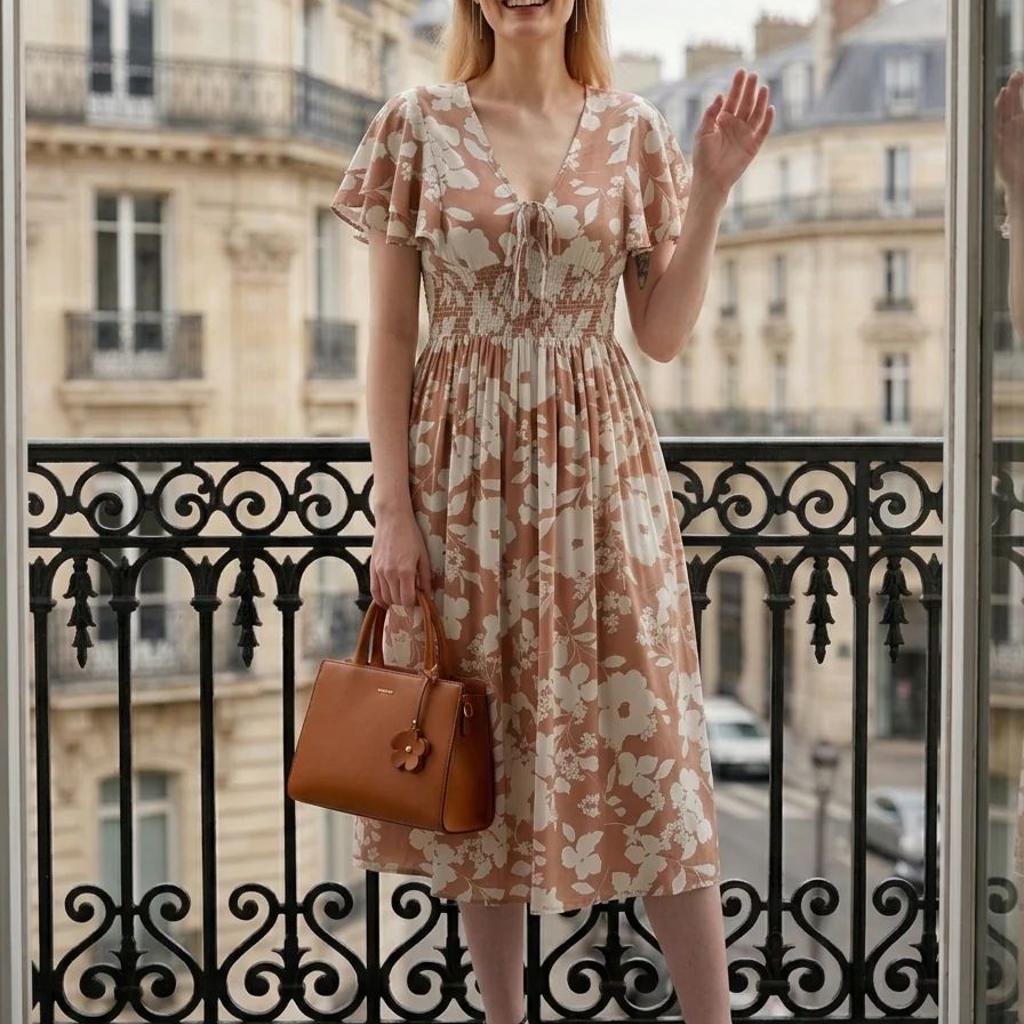 Cory Edge Garden muse dress- Floral printed
