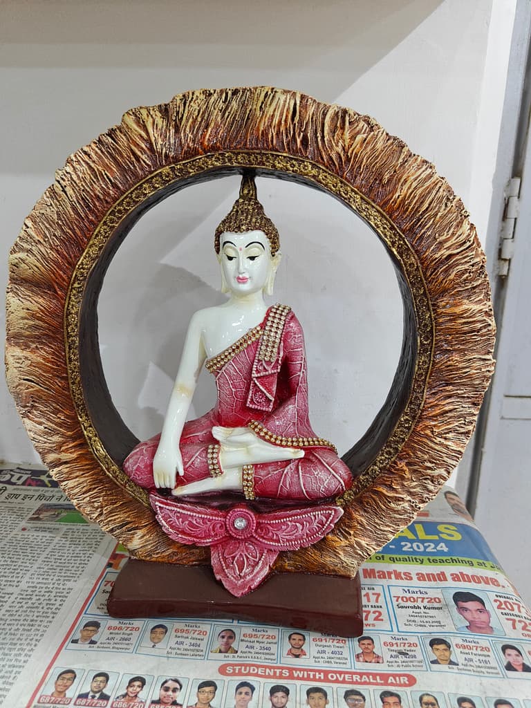 Buddha Statue | Marble | Gold | Meditation