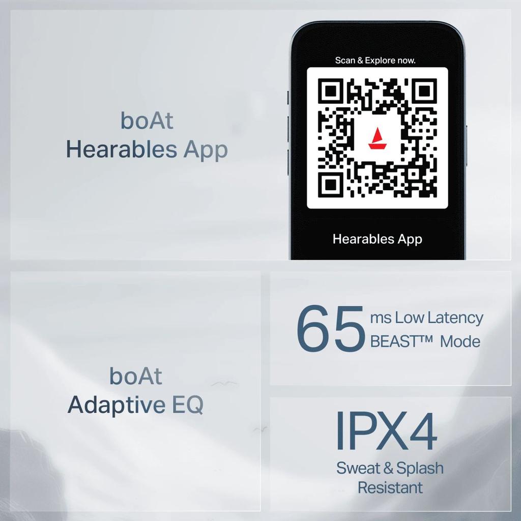 boAt Rockerz Prime 255Z | Wireless Neckband with 50 Hours Playback, Spatial Audio, AI ENx™ Tech, Dual EQs & BEAST™ Mode — photo 8
