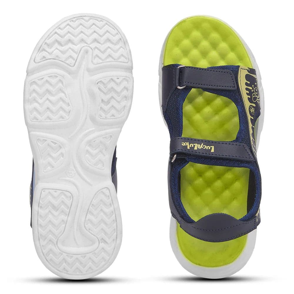 Lucy & Luke Navy Blue Casual Sandal For Kids HIPPO-30SE By Liberty — photo 5
