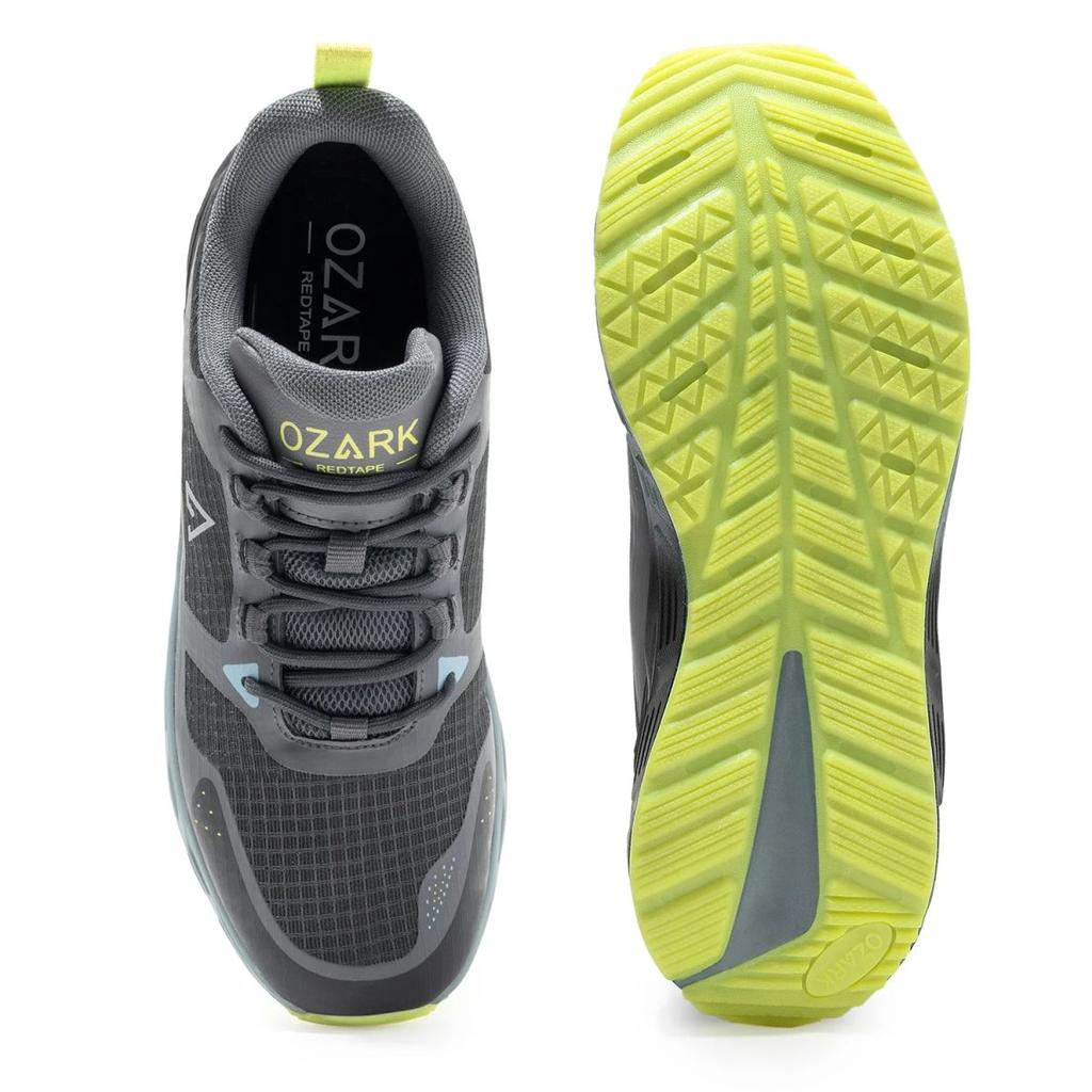 Blue & Black Trail Running Shoes for Men | Low-Cut Outdoor — photo 5
