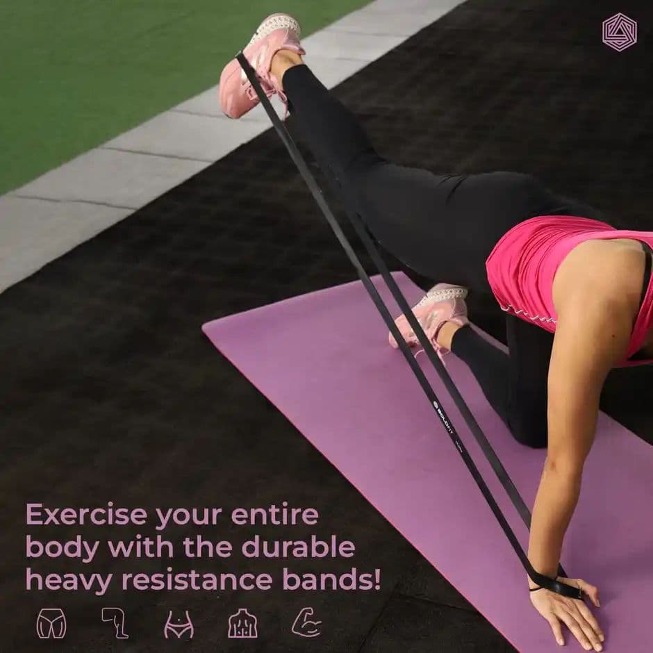 Boldfit Heavy Resistance Band Yellow 3-7 Kg — photo 2
