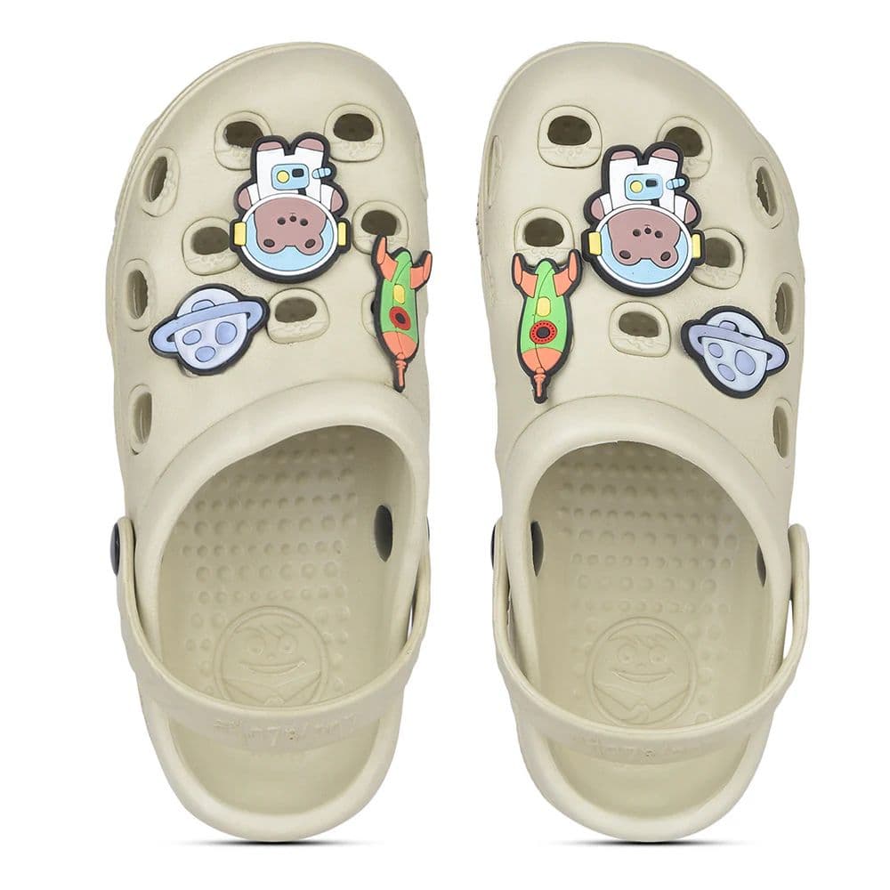 Lucy & Luke Beige Slingback Clogs For Kids LPMXT-K834 By Liberty — photo 7